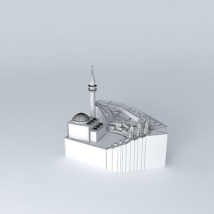 Mosque 3D model_4