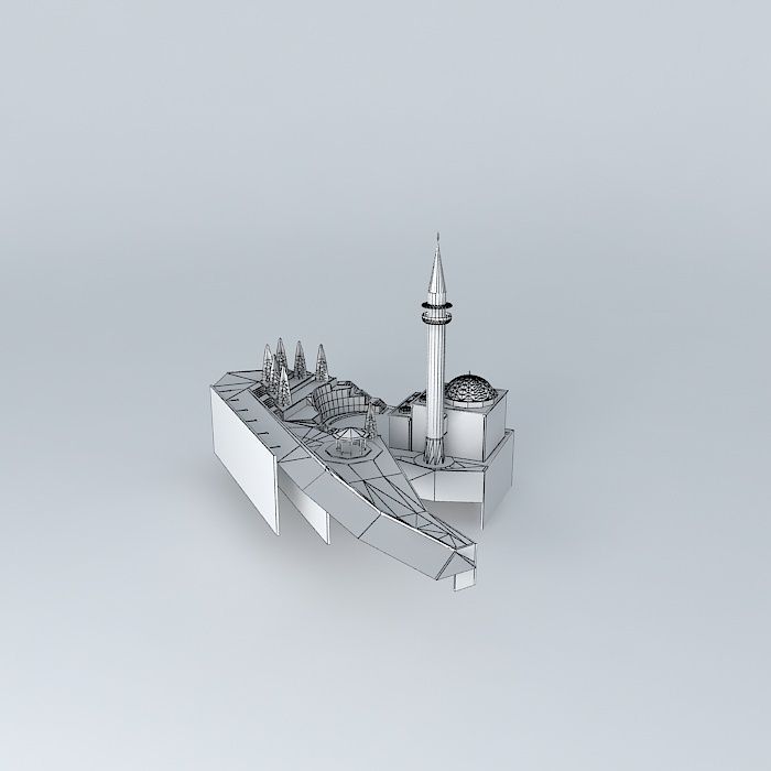 Mosque 3D model_3