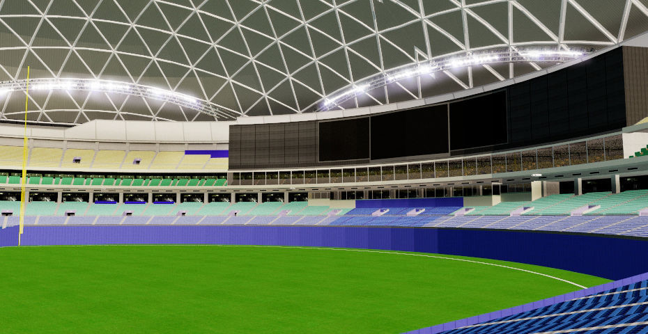 Nagoya Dome - Japan 3D model_5