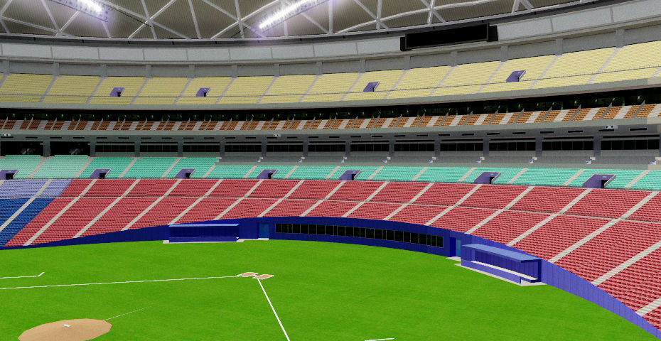 Nagoya Dome - Japan 3D model_4