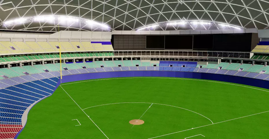 Nagoya Dome - Japan 3D model_0