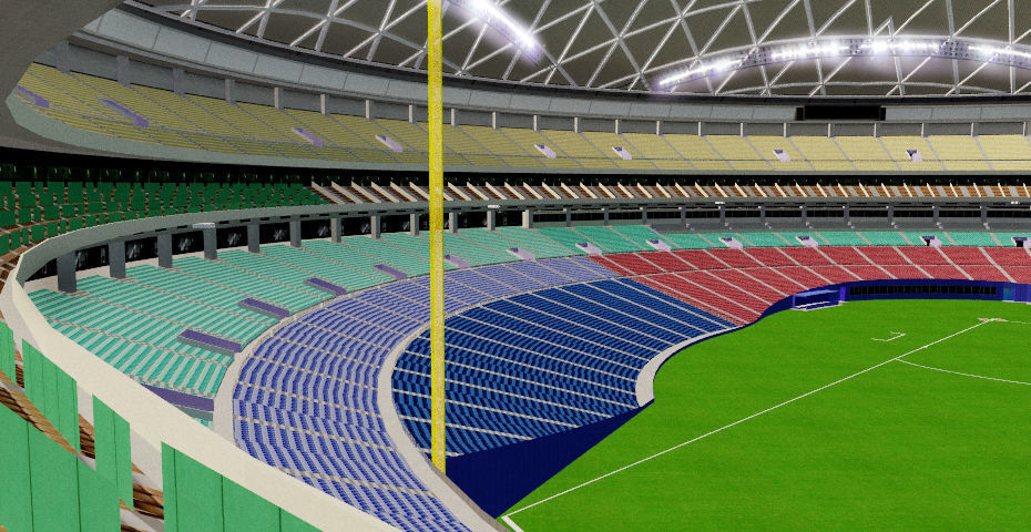 Nagoya Dome - Japan 3D model_3