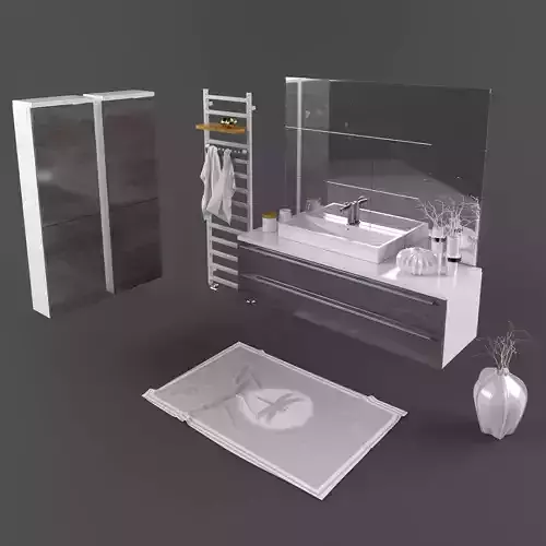 Bathroom furniture set 1