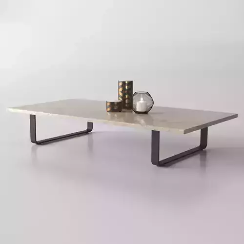 centre table - Bitta collection - by Kettal 3D model