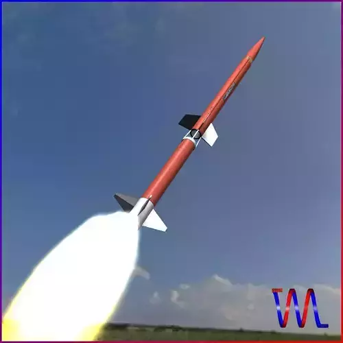 Aerobee 170 Rocket 3D model