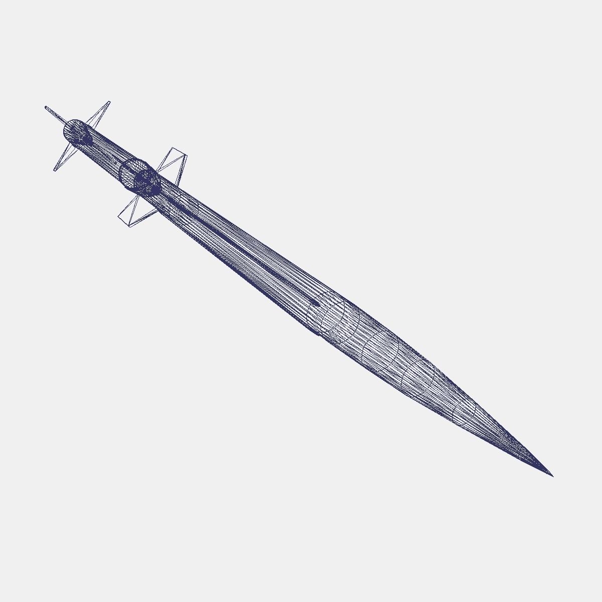 Aerobee 170 Rocket 3D model_14