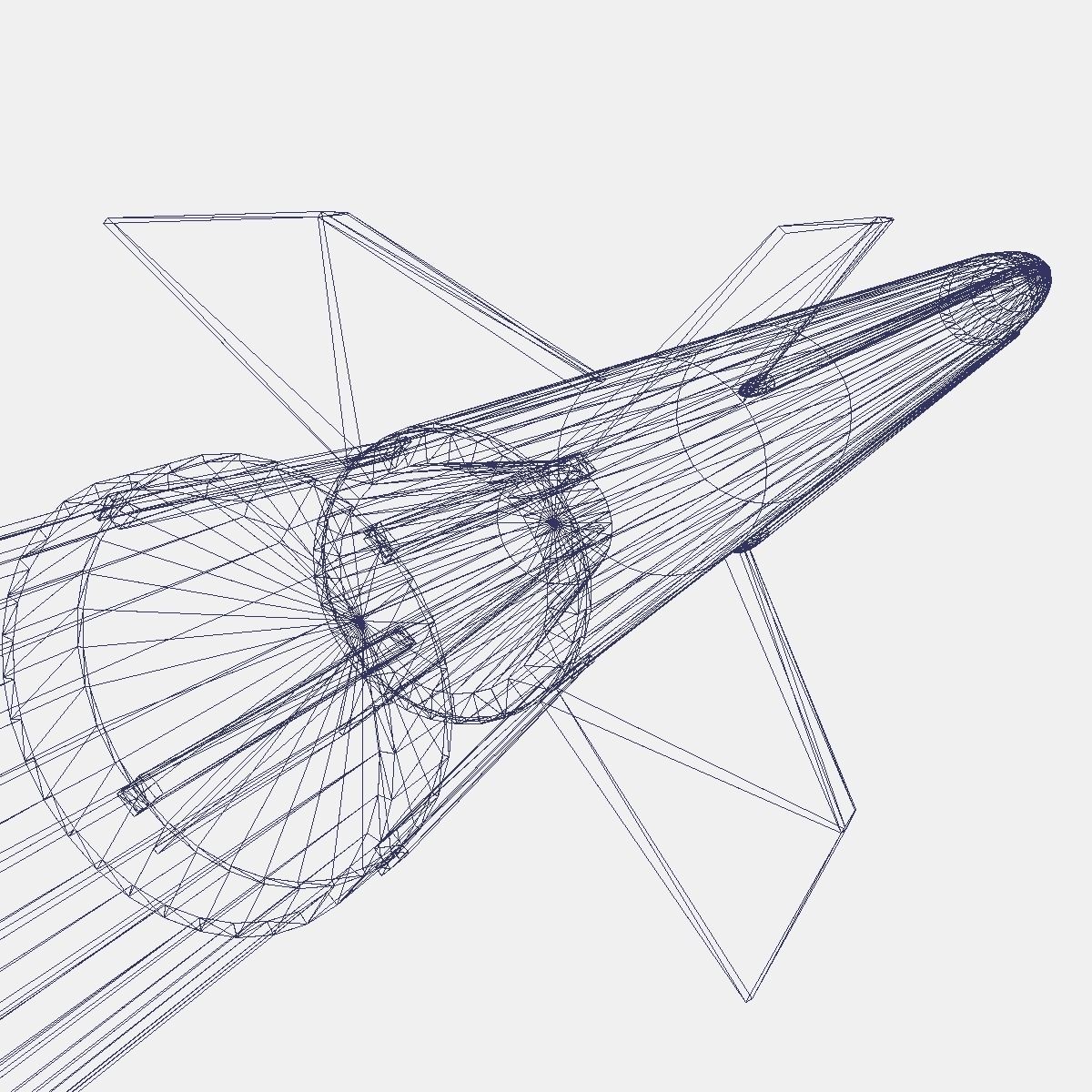 Aerobee 170 Rocket 3D model_19