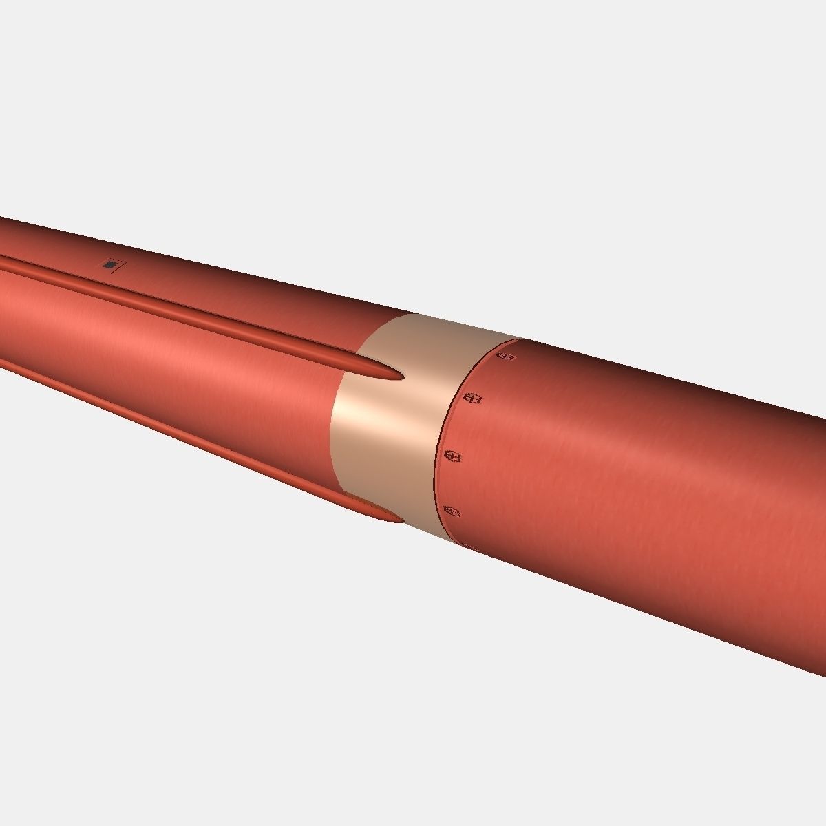 Aerobee 170 Rocket 3D model_5