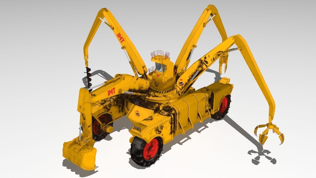si fi construction machine 3D model_6