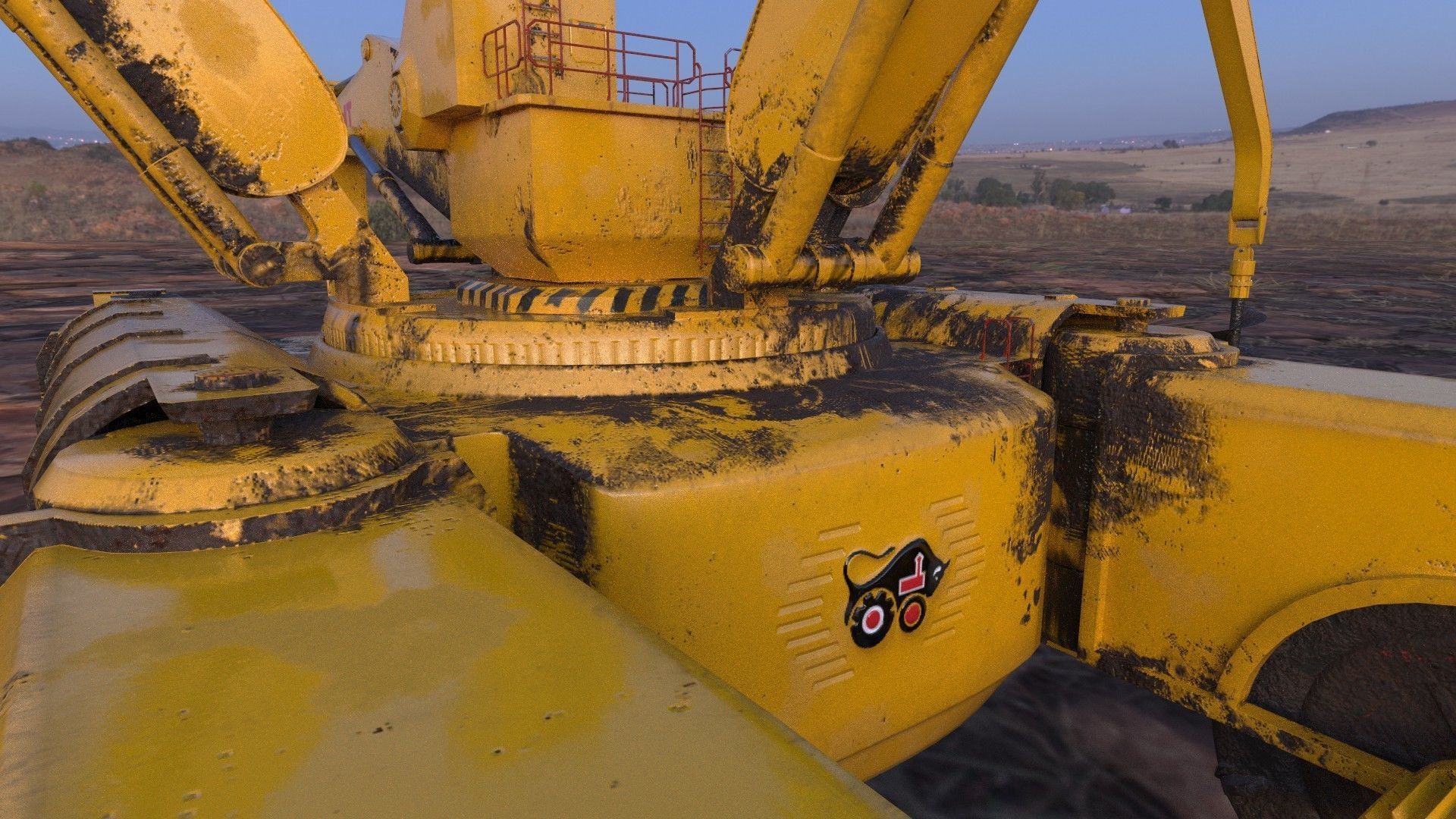 si fi construction machine 3D model_16