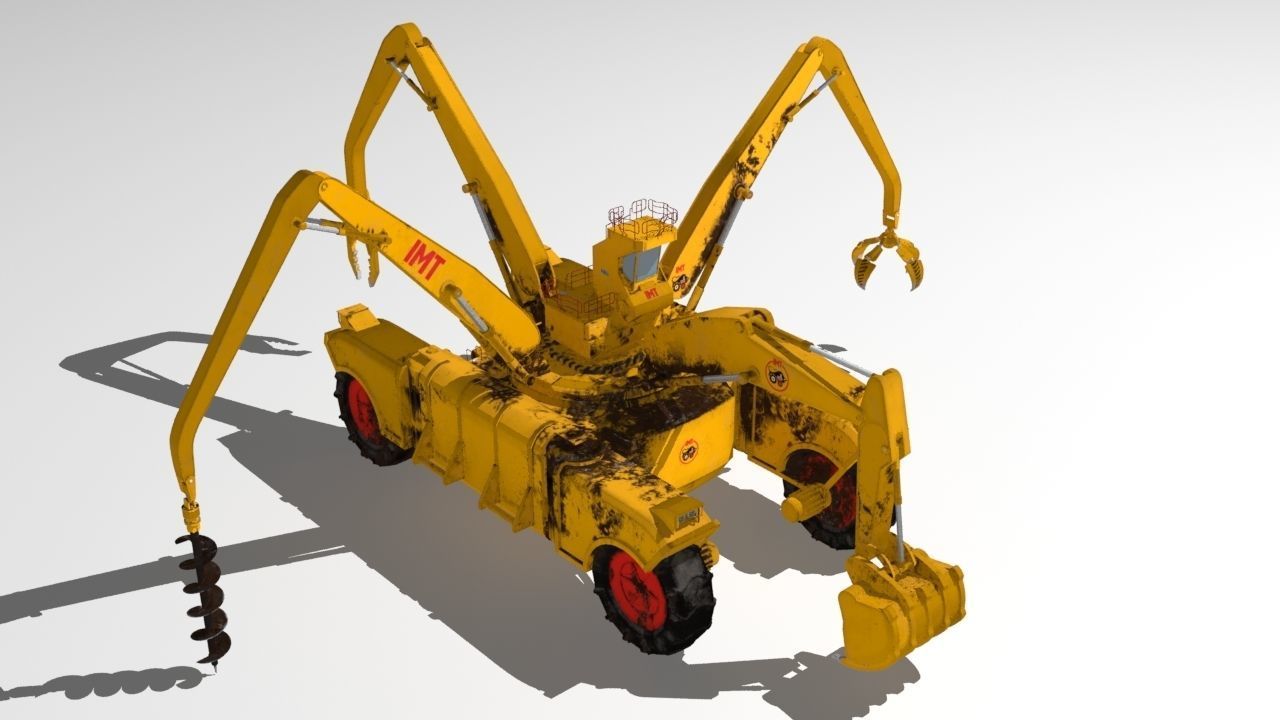 si fi construction machine 3D model_7