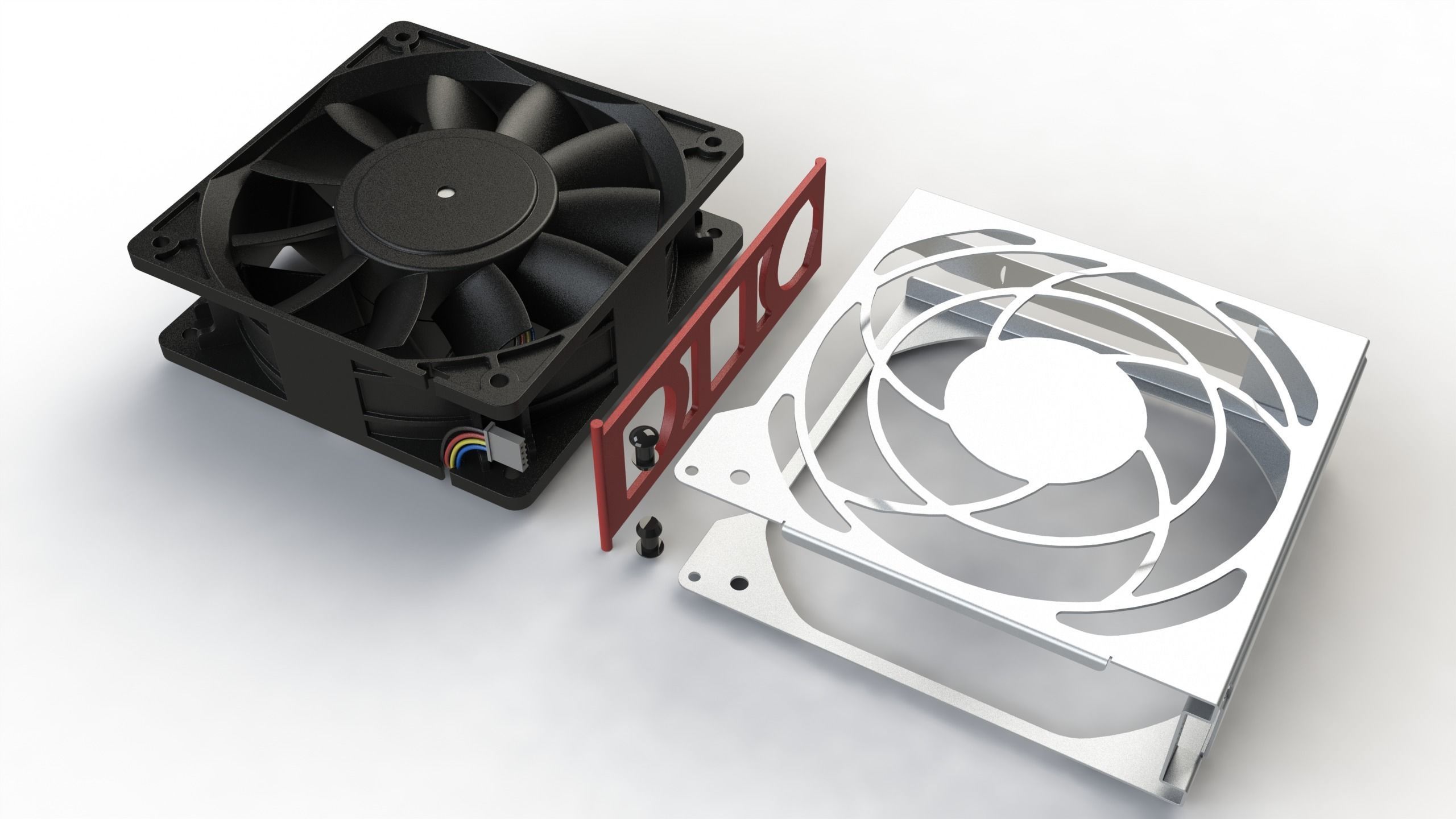 FAN for PC 3D model_8