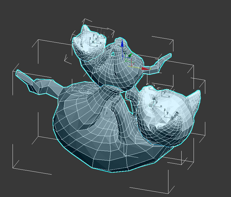 cats Low-poly figurine of cat 3D print model_17