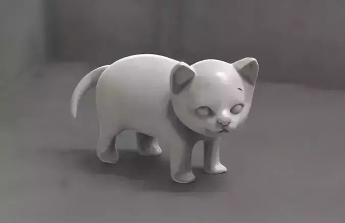 cats Low-poly cat