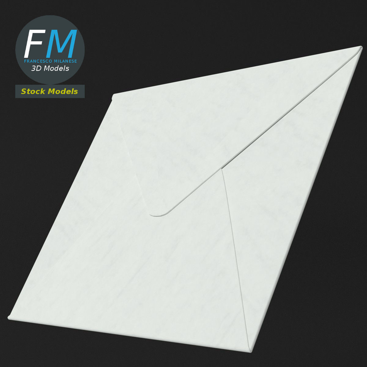 Small envelope closed 3D model_5