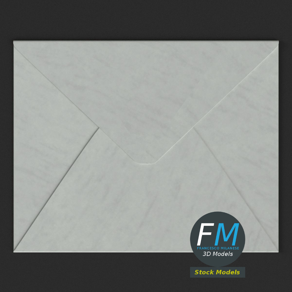 Small envelope closed 3D model_6