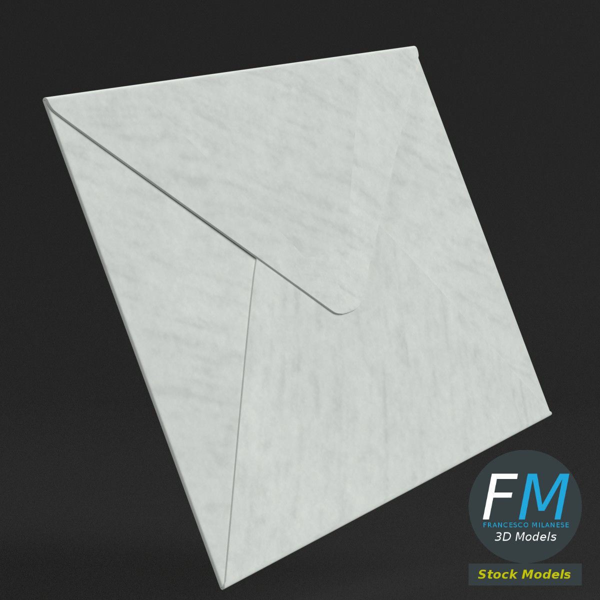Small envelope closed 3D model_3