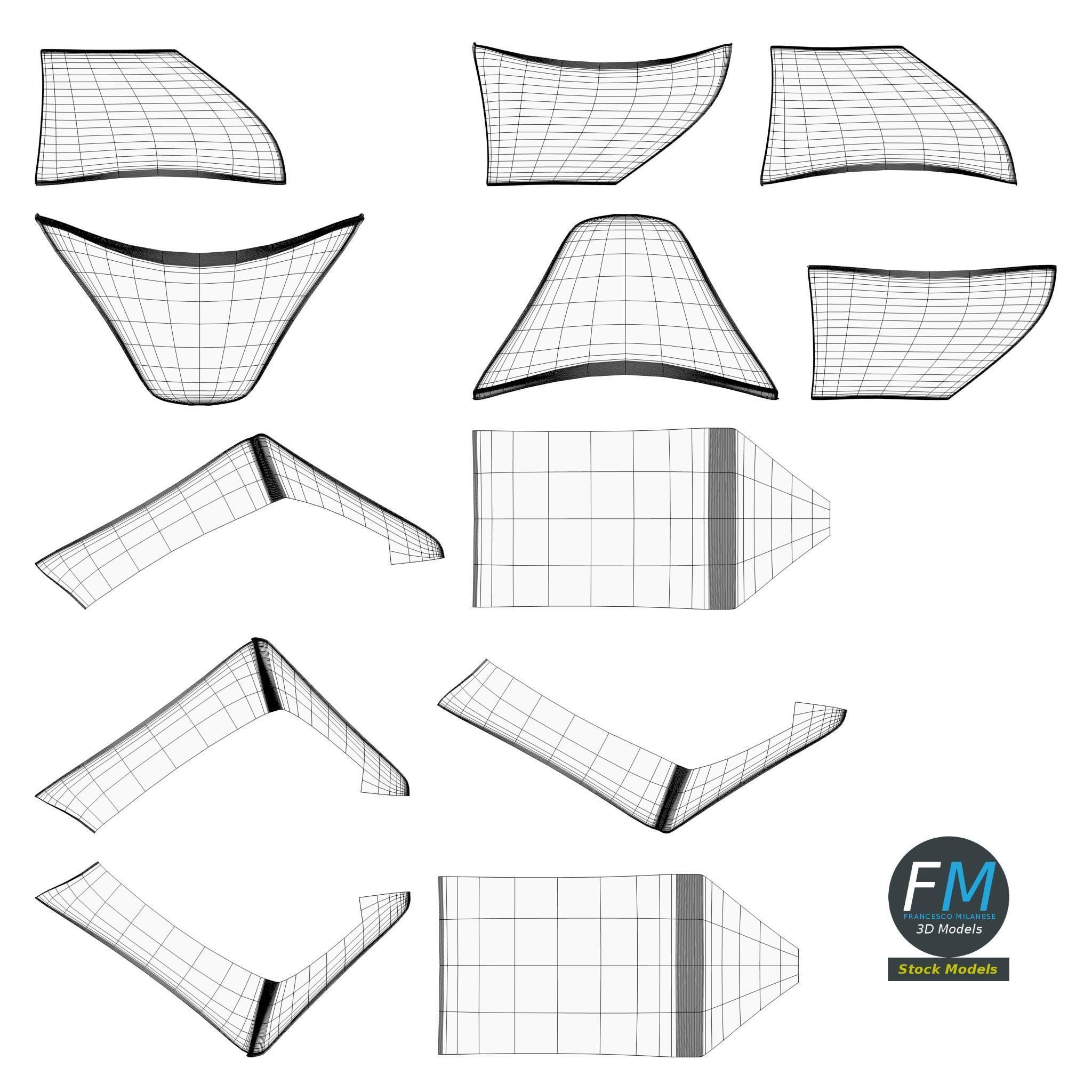 Small envelope closed 3D model_11