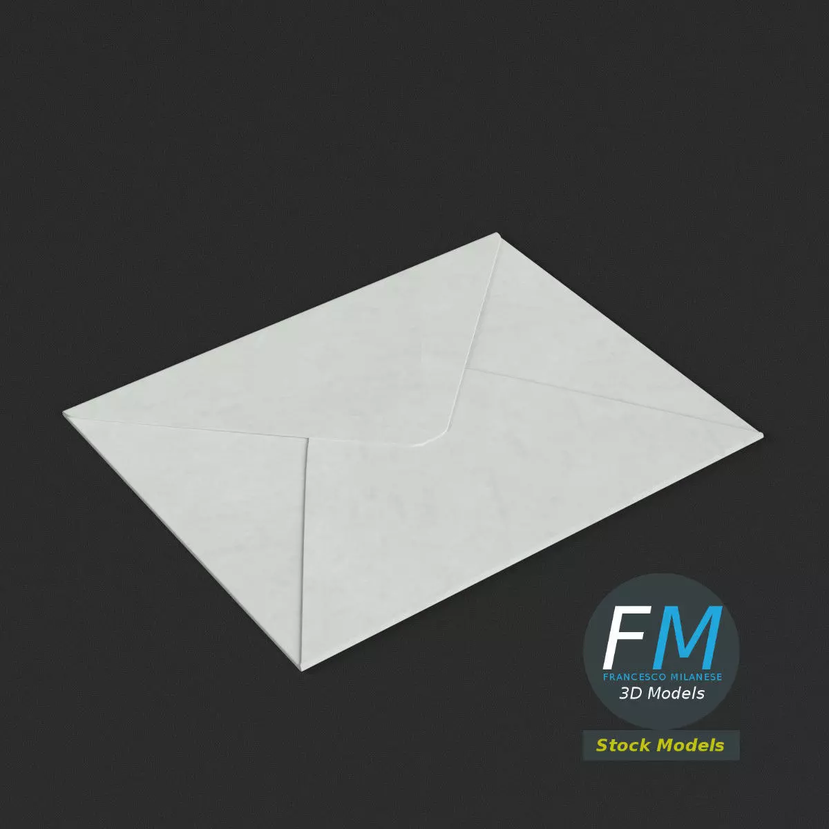 Small envelope closed 3D model_0