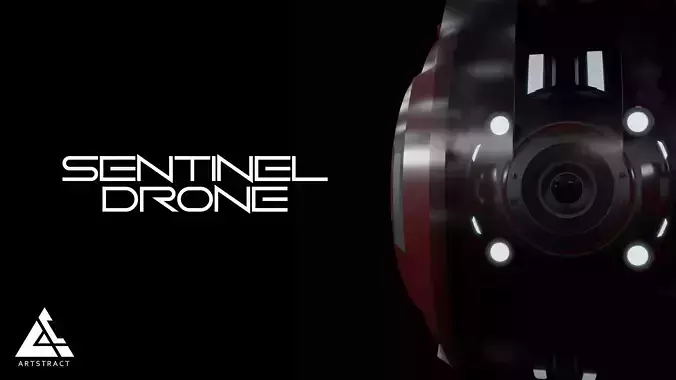 Sentinel Drone Project Free 3D model