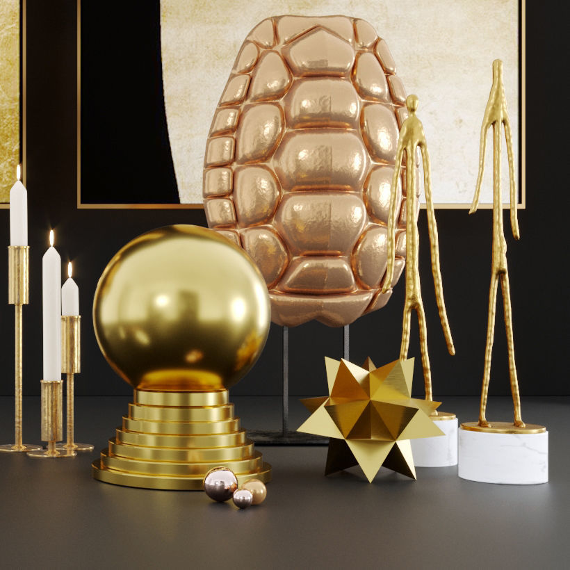 Worlds Away Decoration set 03 3D model_2