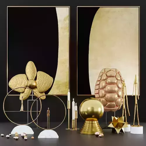 Worlds Away Decoration set 03 3D model