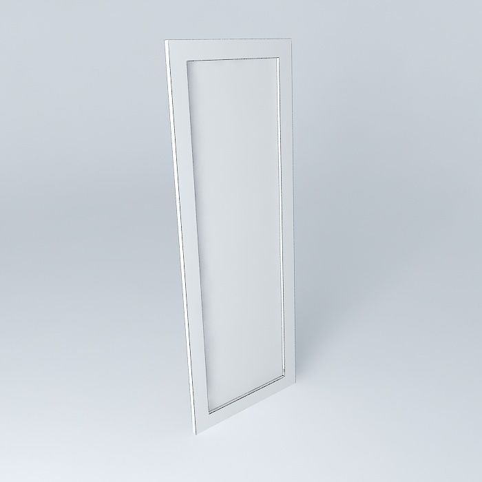 Chinese print painting on wooden frame Free 3D model_4