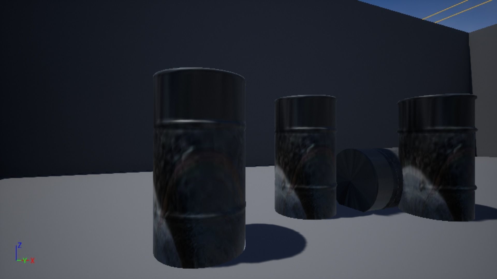 extension oil barel  Low-poly 3D model_3