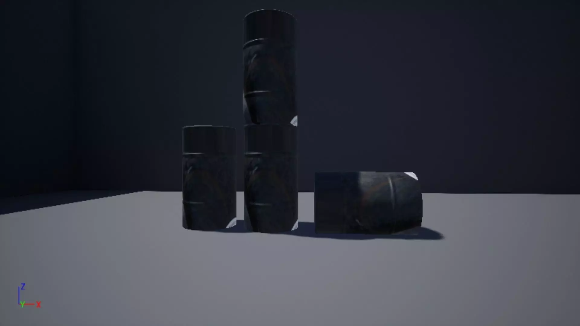 extension oil barel  Low-poly 3D model_0