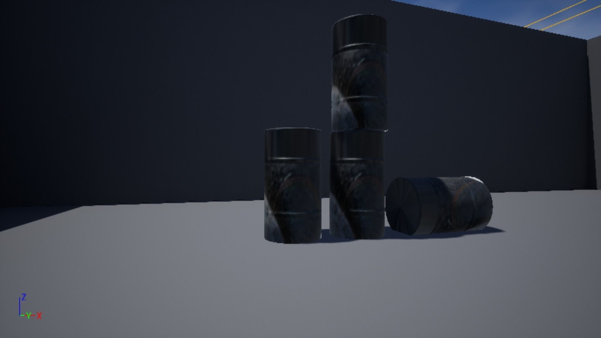 extension oil barel  Low-poly 3D model_1
