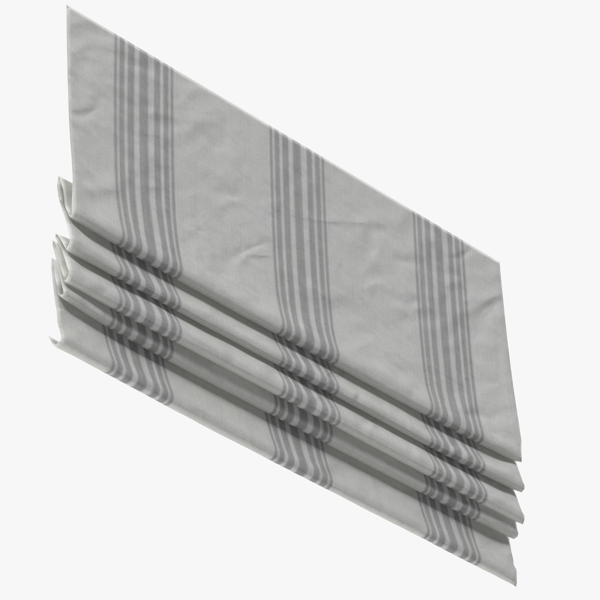 Roman Shade 01 3D model_7