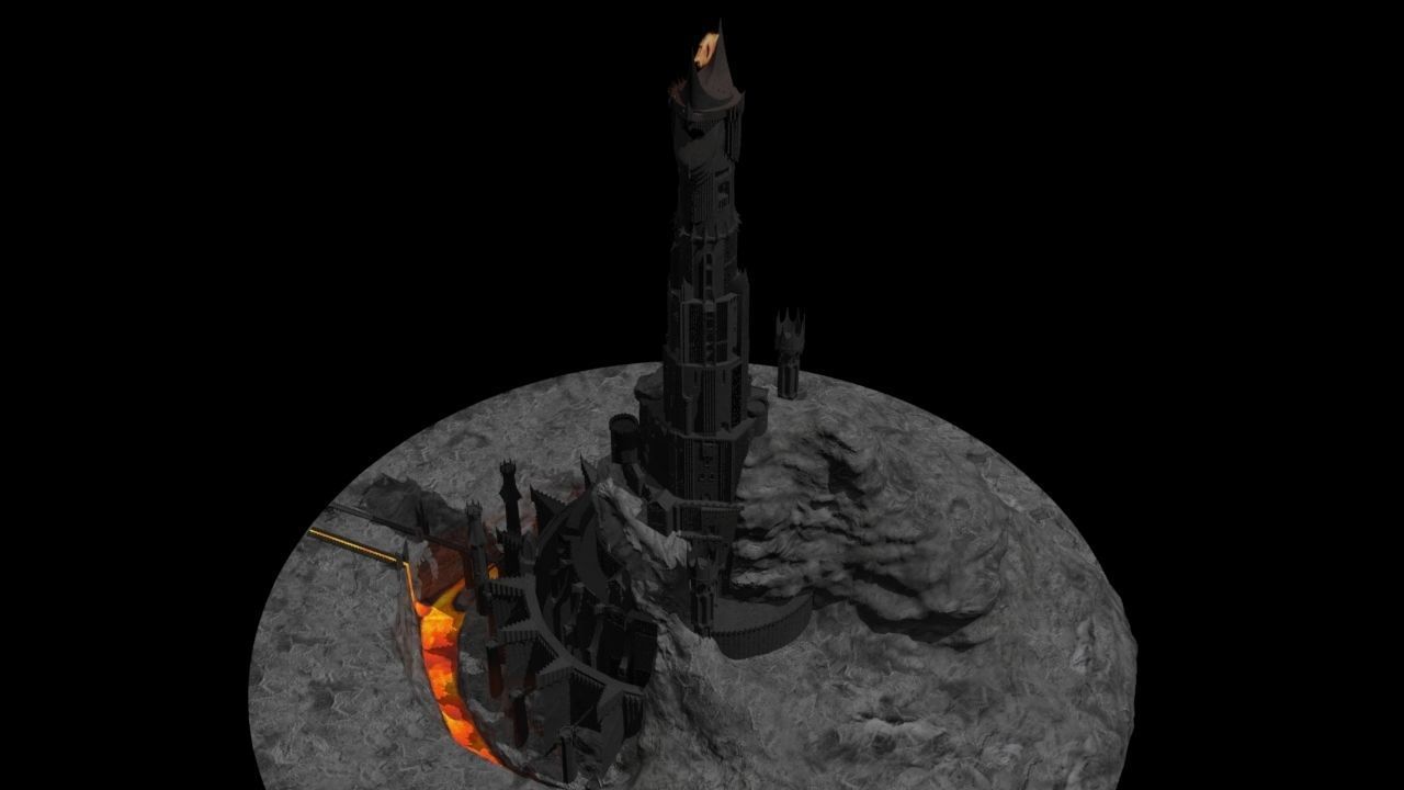 Dark tower 3D model_2