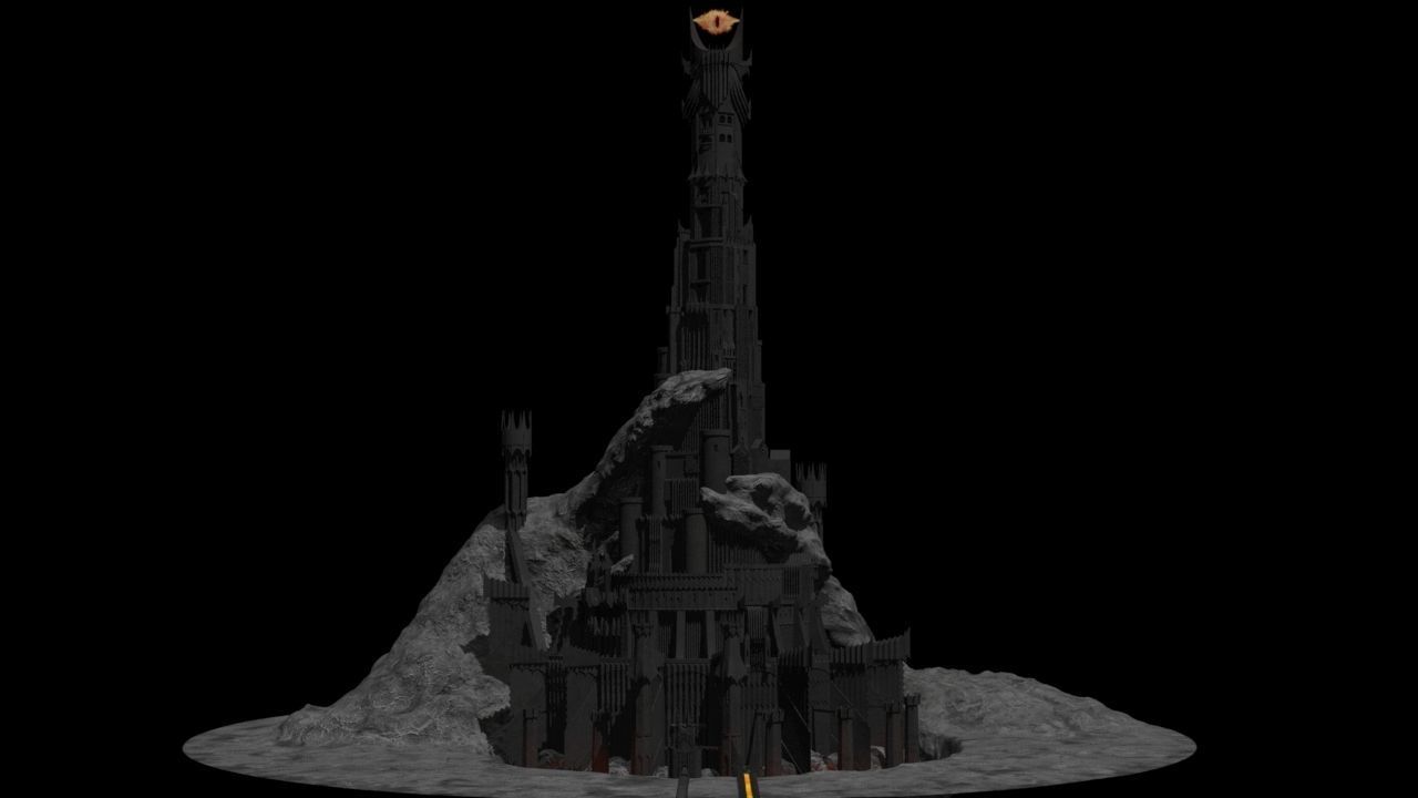 Dark tower 3D model_3