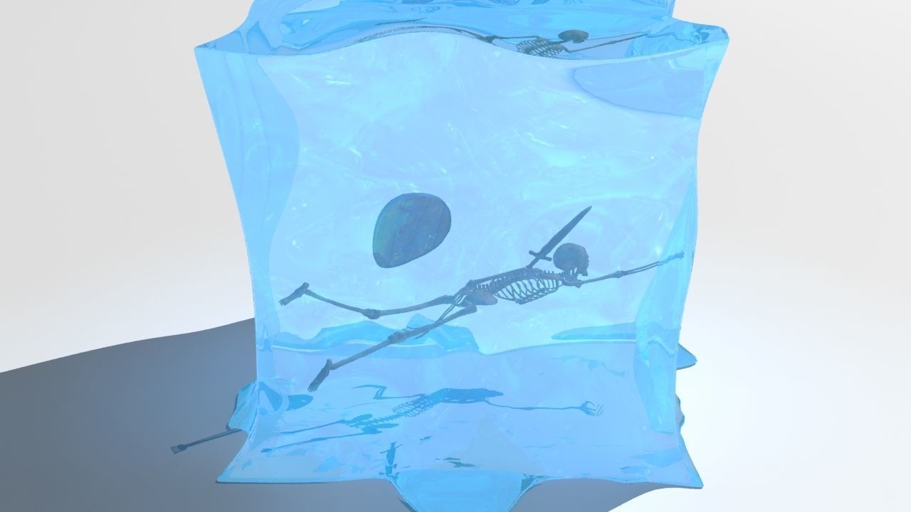 gelationous cube 3D model_2