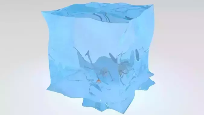 gelationous cube 3D model