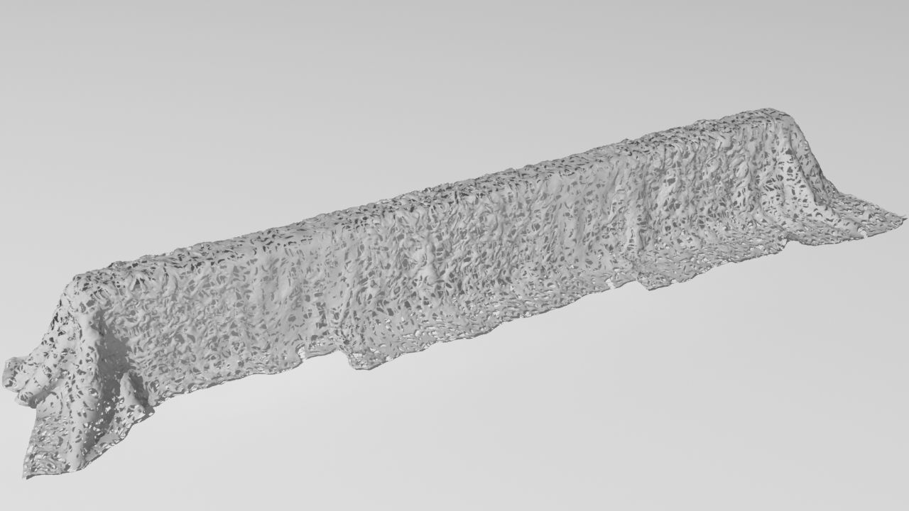 camo net  Low-poly 3D model_12