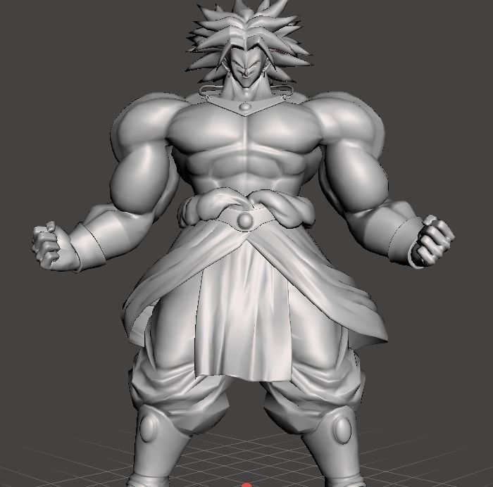 Broly Classic Full Figure - Dragon Ball Z - For 3d Print 3D print model_2