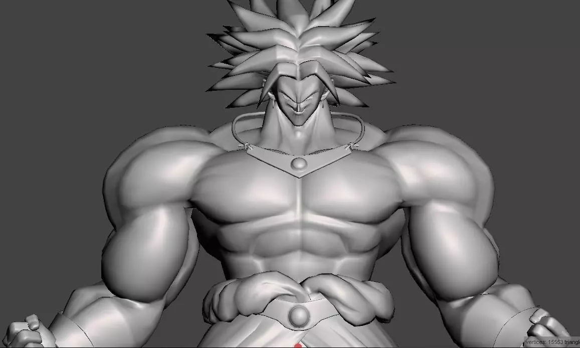 Broly Classic Full Figure - Dragon Ball Z - For 3d Print 3D print model_0