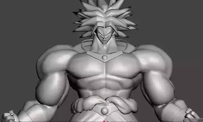 Broly Classic Full Figure - Dragon Ball Z - For 3d Print