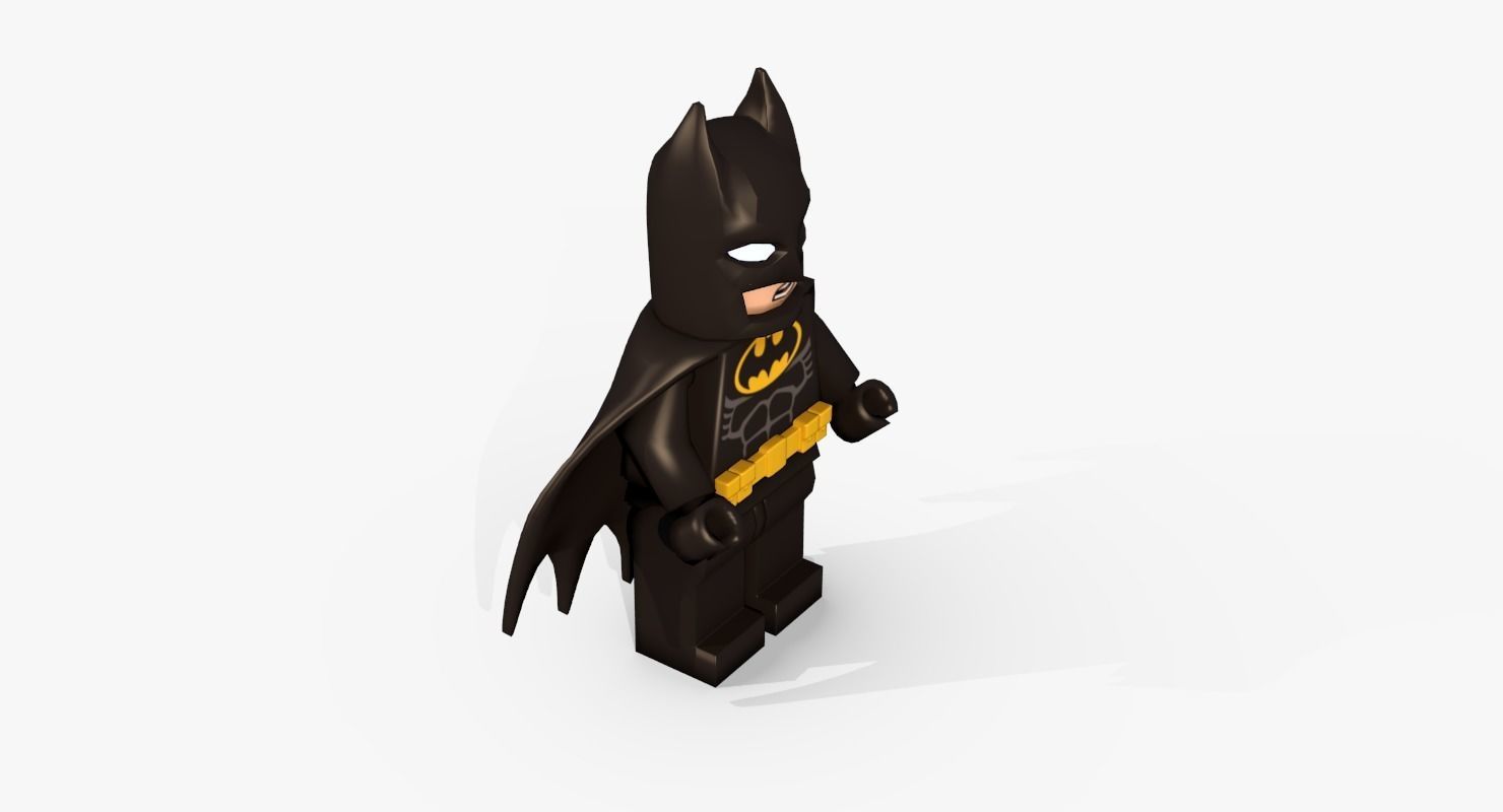 Lego Batman Low poly Low-poly 3D model_9
