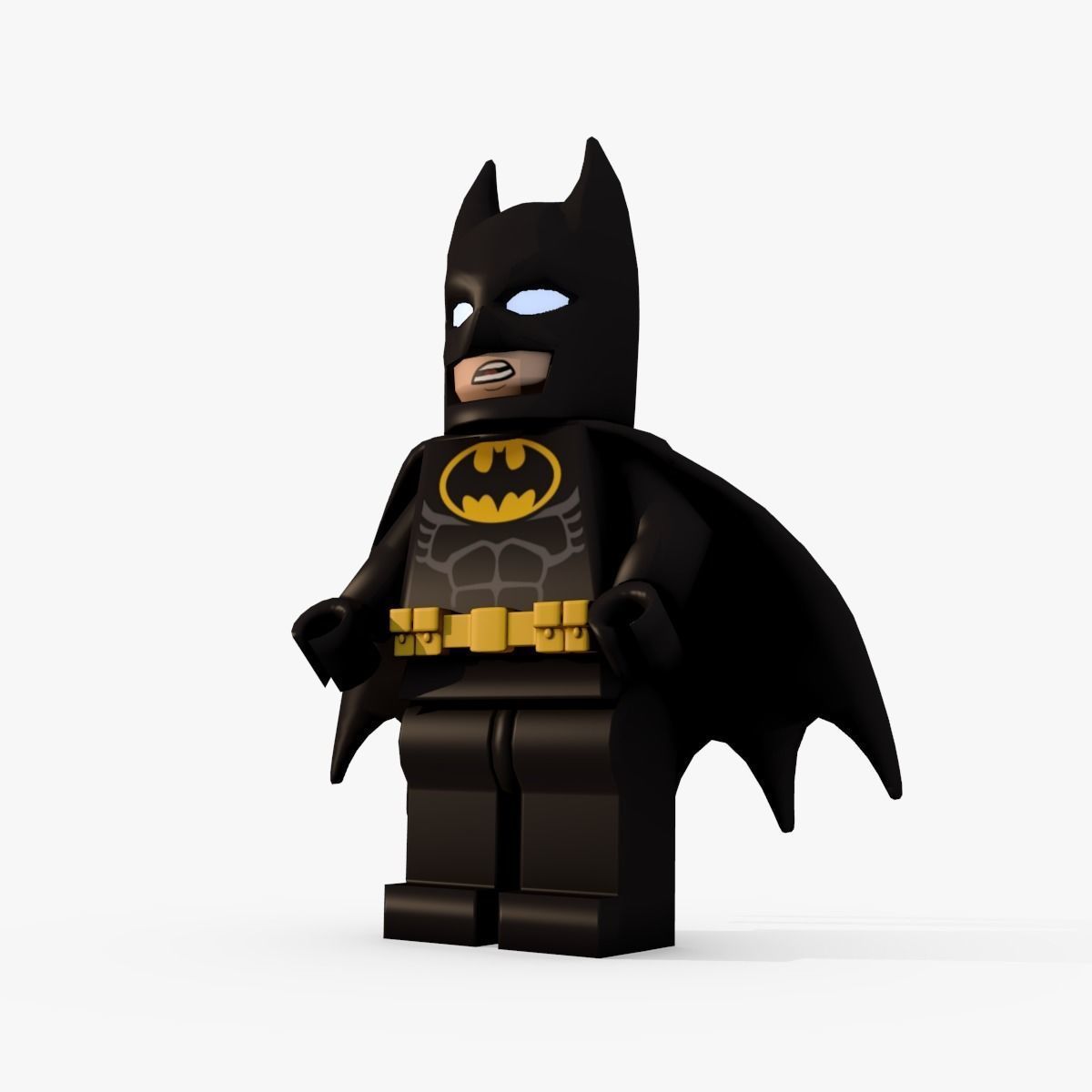 Lego Batman Low poly Low-poly 3D model_1