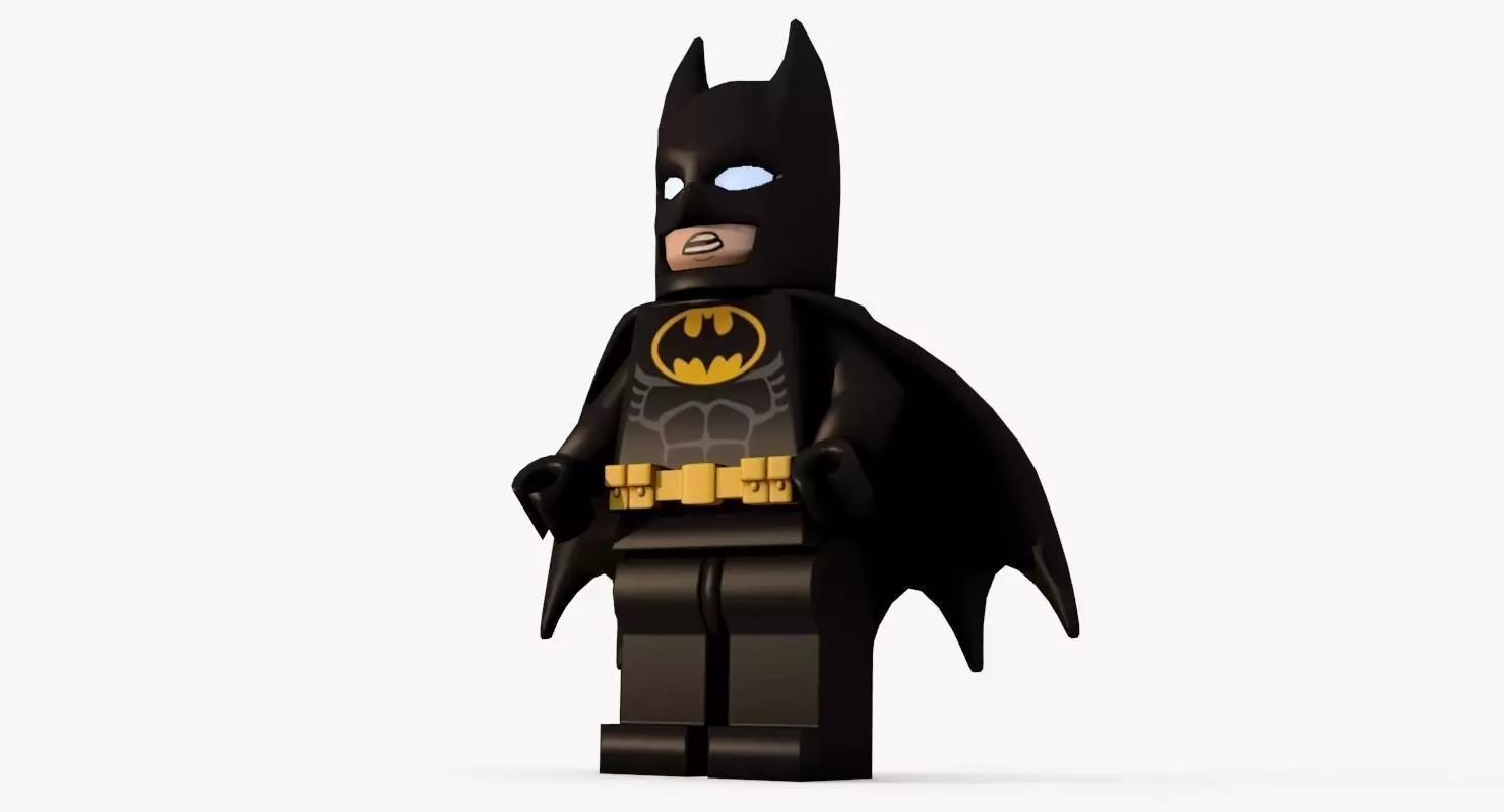 Lego Batman Low poly Low-poly 3D model_0