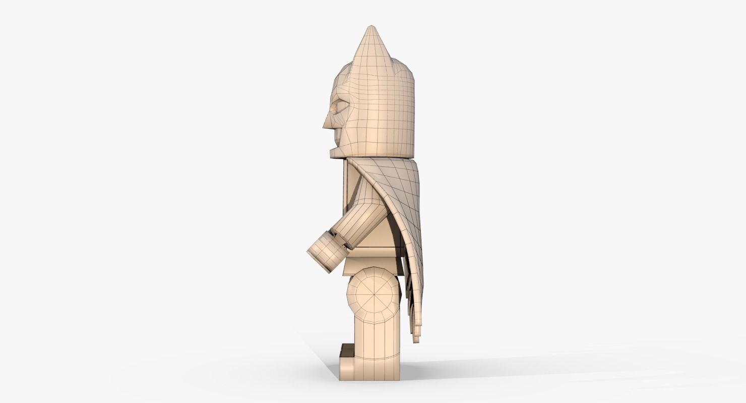 Lego Batman Low poly Low-poly 3D model_13