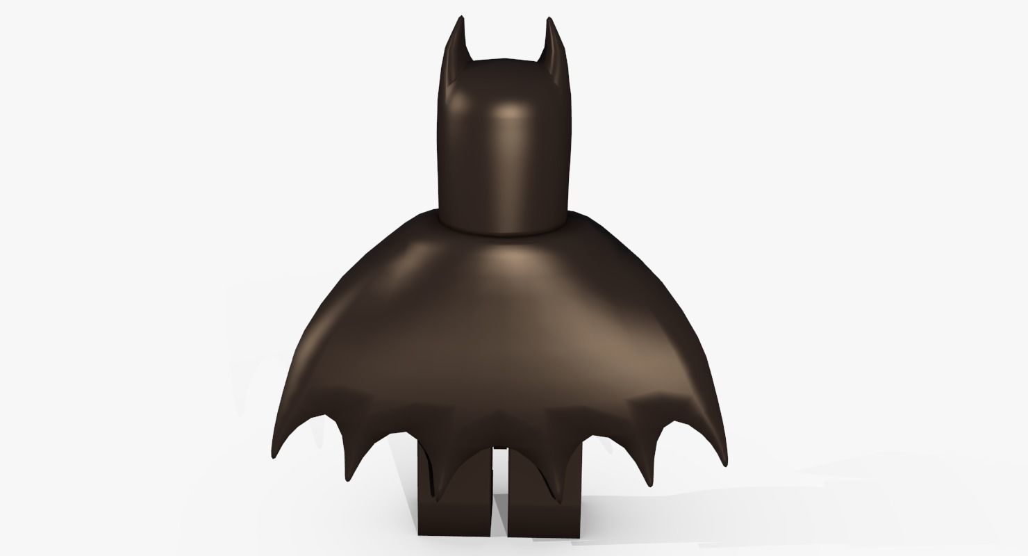 Lego Batman Low poly Low-poly 3D model_10