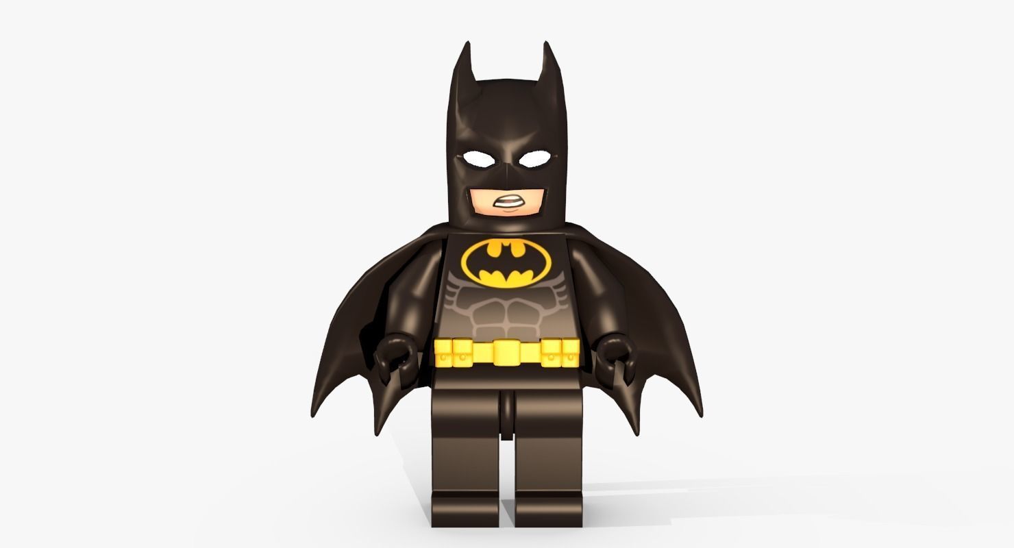 Lego Batman Low poly Low-poly 3D model_8