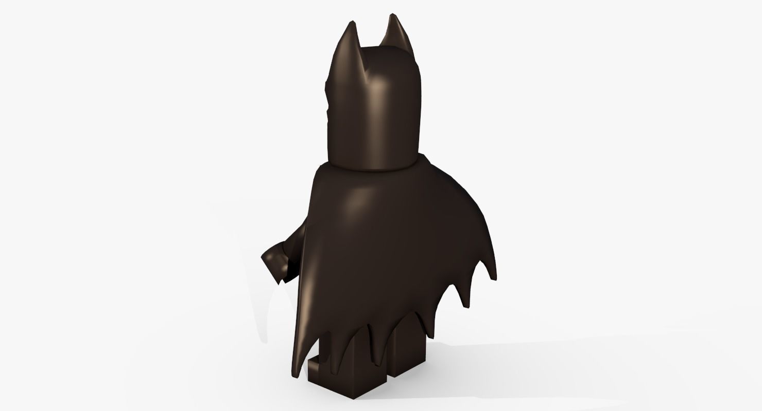 Lego Batman Low poly Low-poly 3D model_11