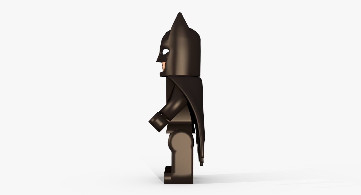 Lego Batman Low poly Low-poly 3D model_4