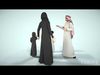 8x Arabic people real cloth simulation animated boys and girls 3D Model Collection_4