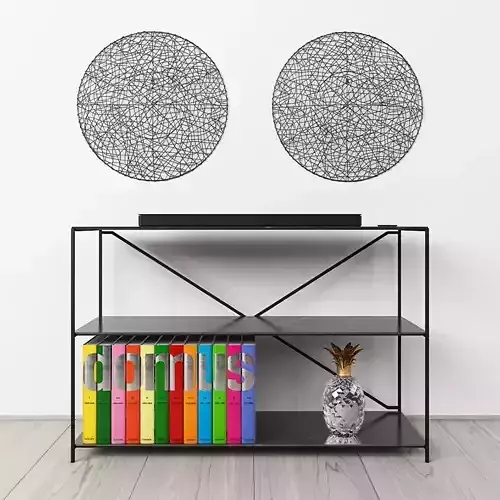 V DOM soundbar 3D model