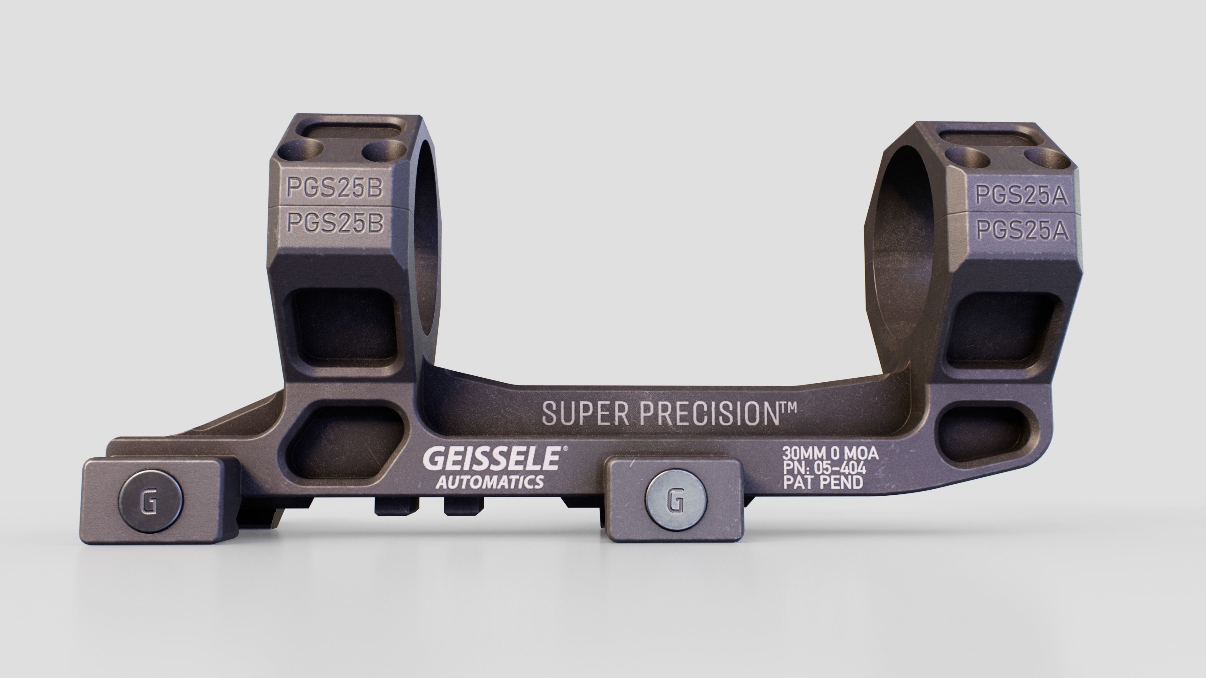 Geissele Super Precision 30mm and 34mm Scope Mount Free low-poly 3D model_25